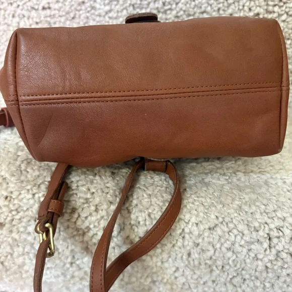 Vintage Coach Bantam Bag Small Convertible Backpack British Tan United States - Picture 5 of 14